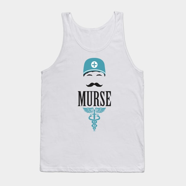 Murse - Male nurse - Heroes Tank Top by Crazy Collective